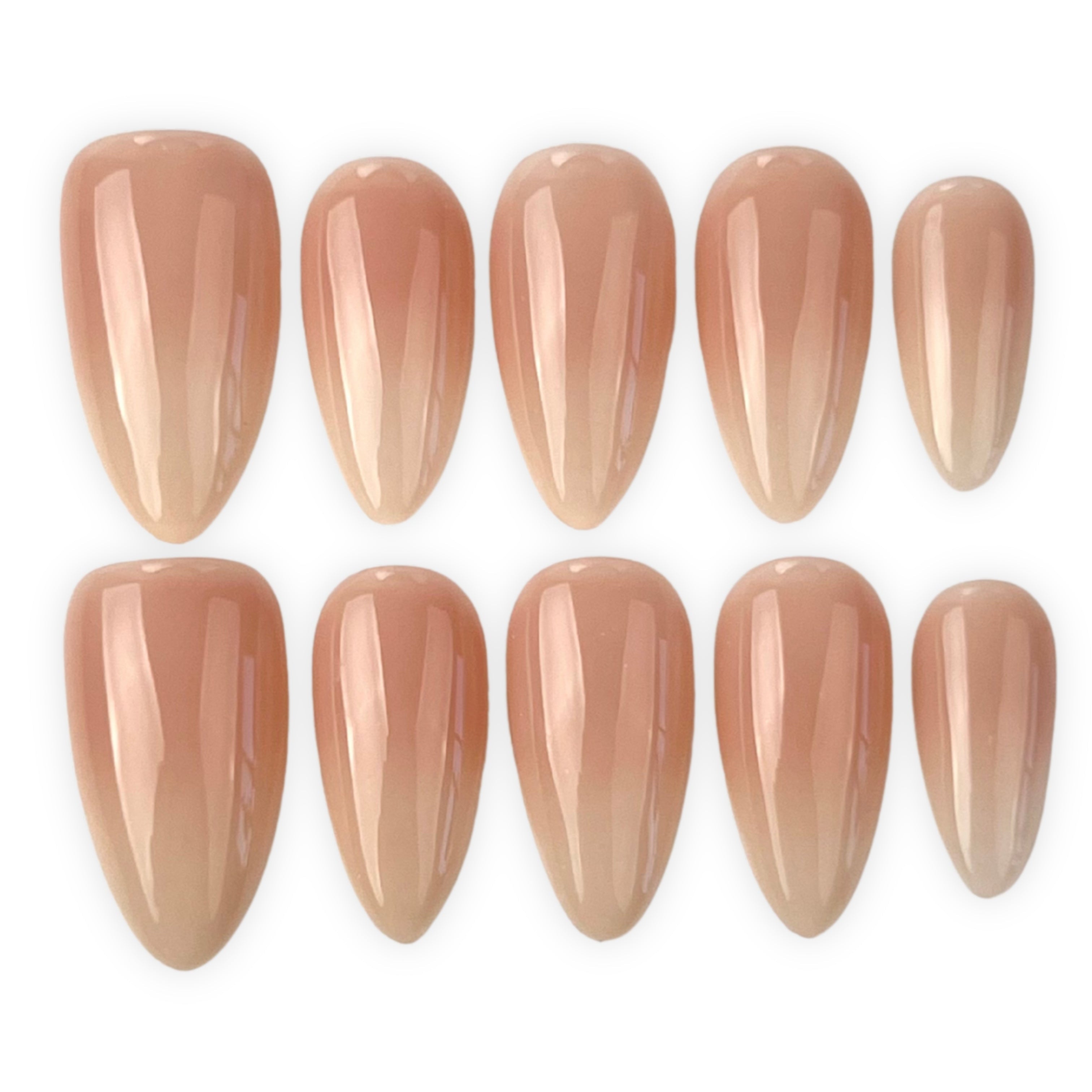 Nude Ombre Medium Almond