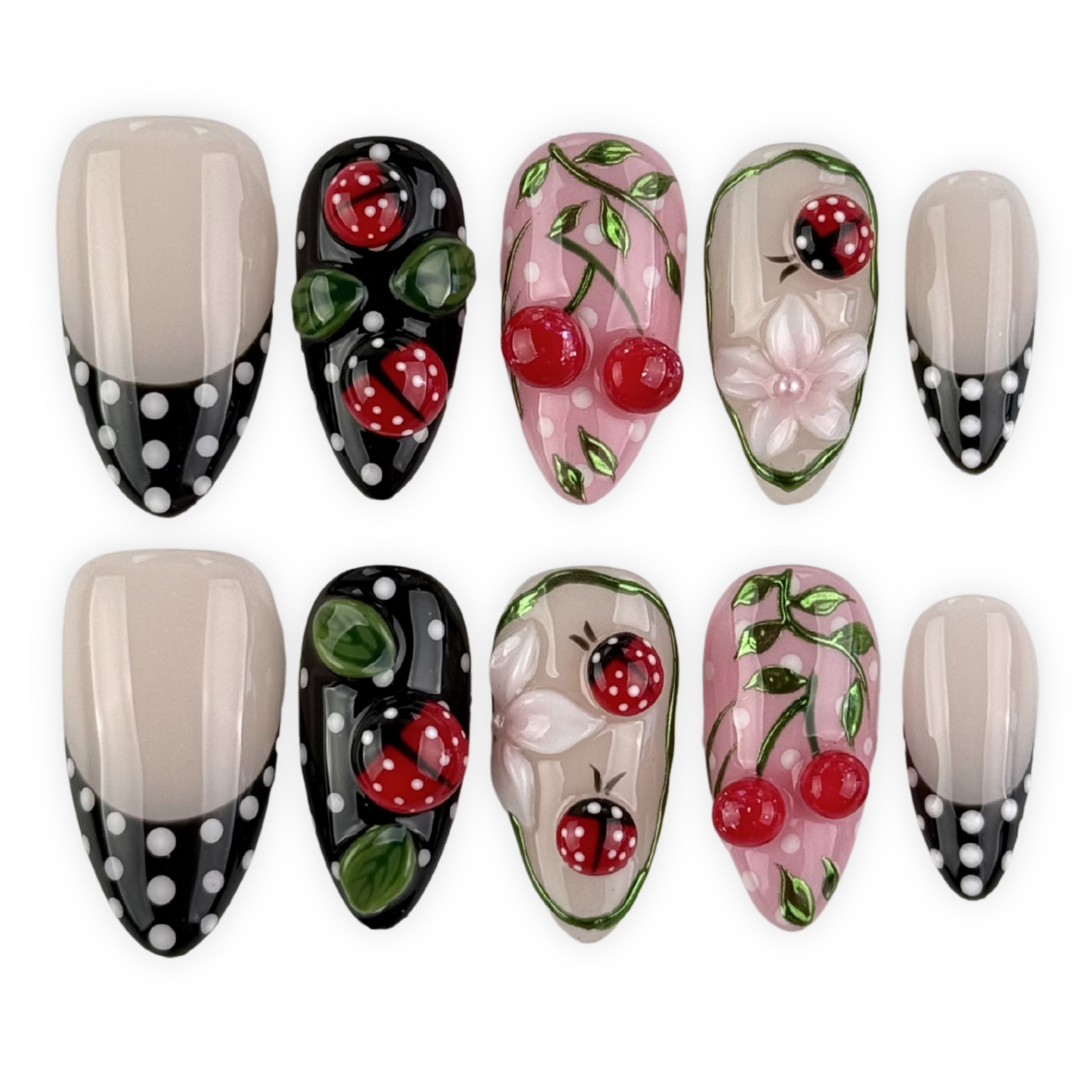 Polka Cherry Tips