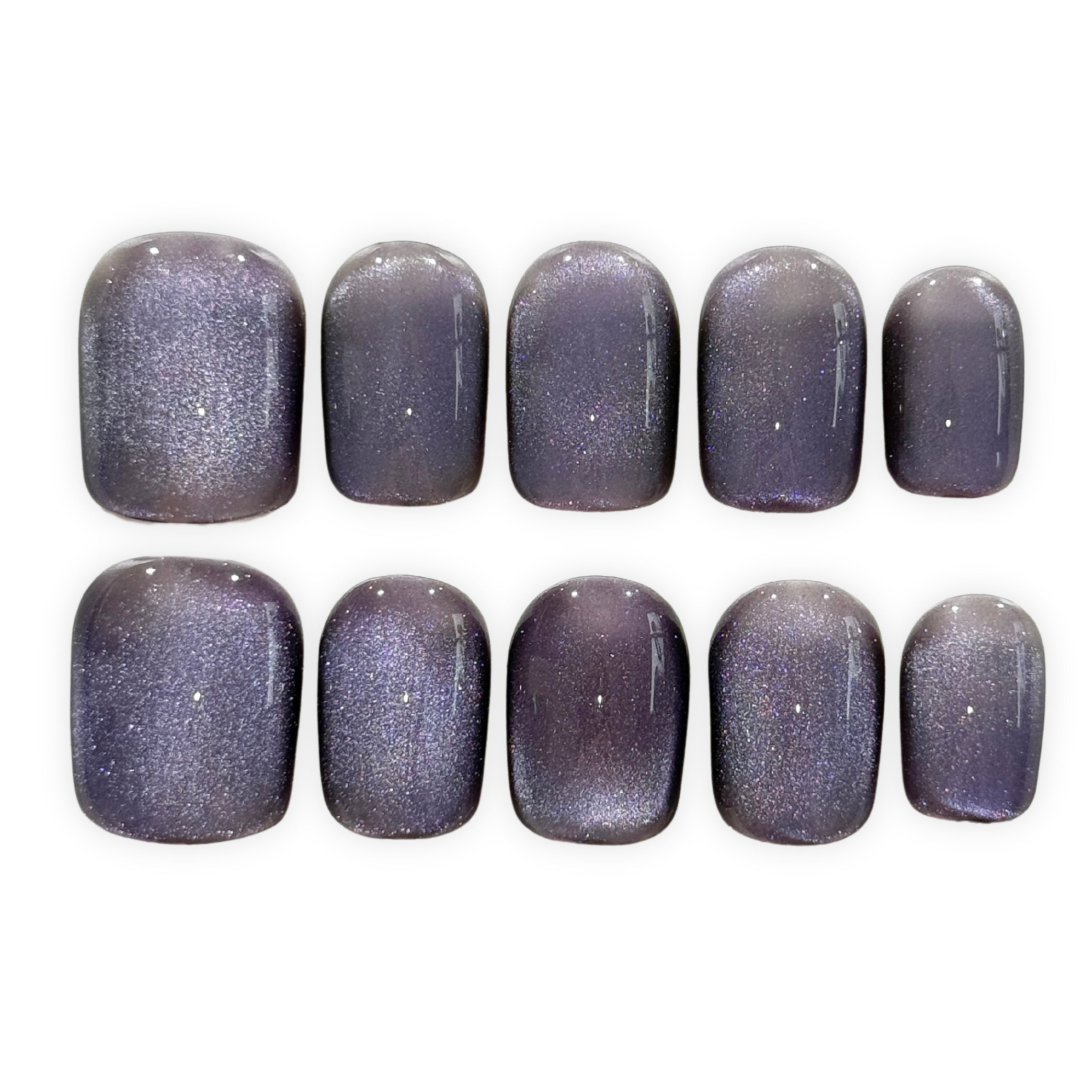 PURPLE CAT EYE Short Square
