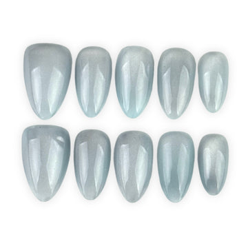 Blue Cat Eye Short Almond
