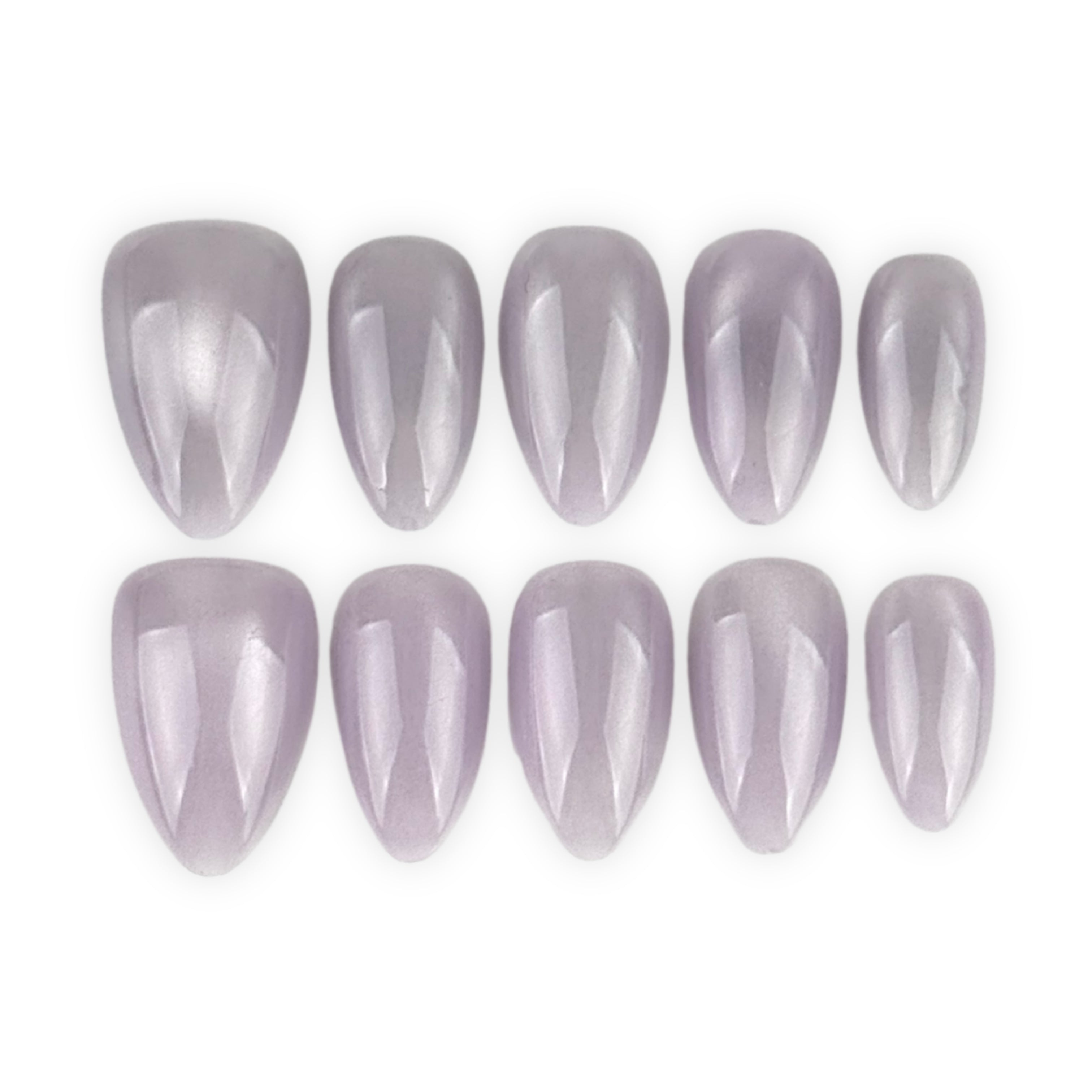 Purple Cat Eye Short Almond