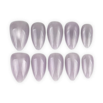 Purple Cat Eye Short Almond