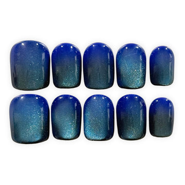 Blue Ombré Cat Eye