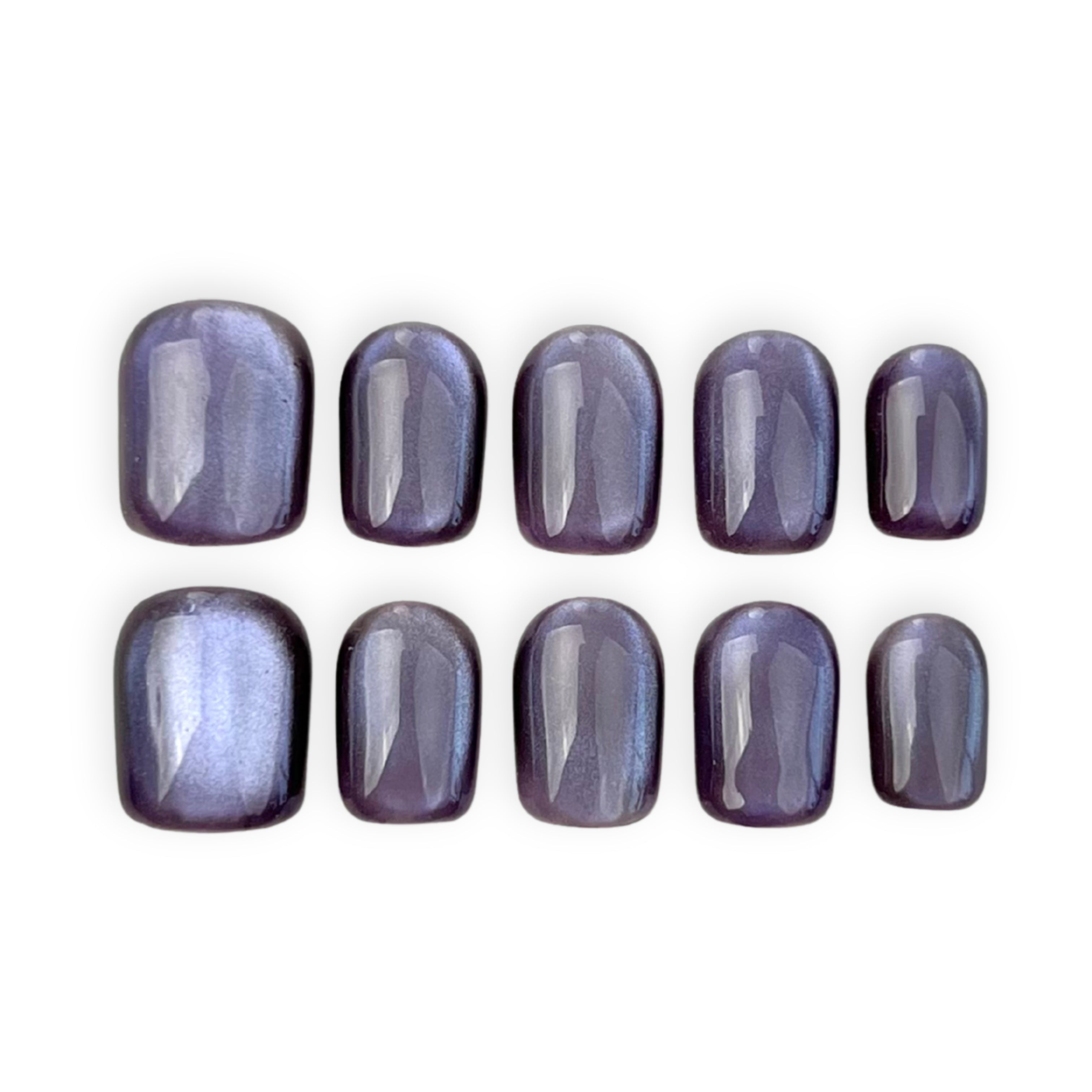 PURPLE CAT EYE Short Square