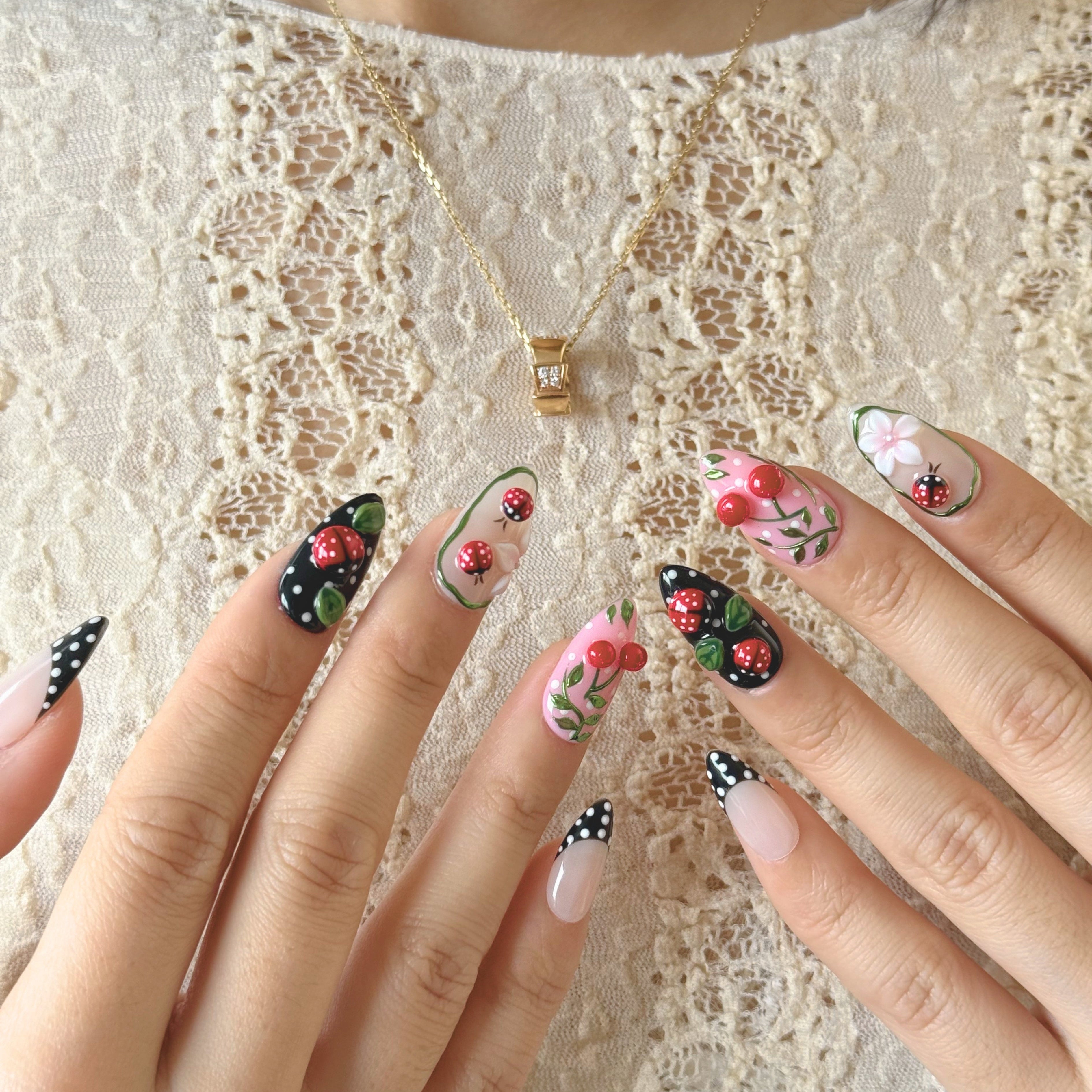 Polka Cherry Tips