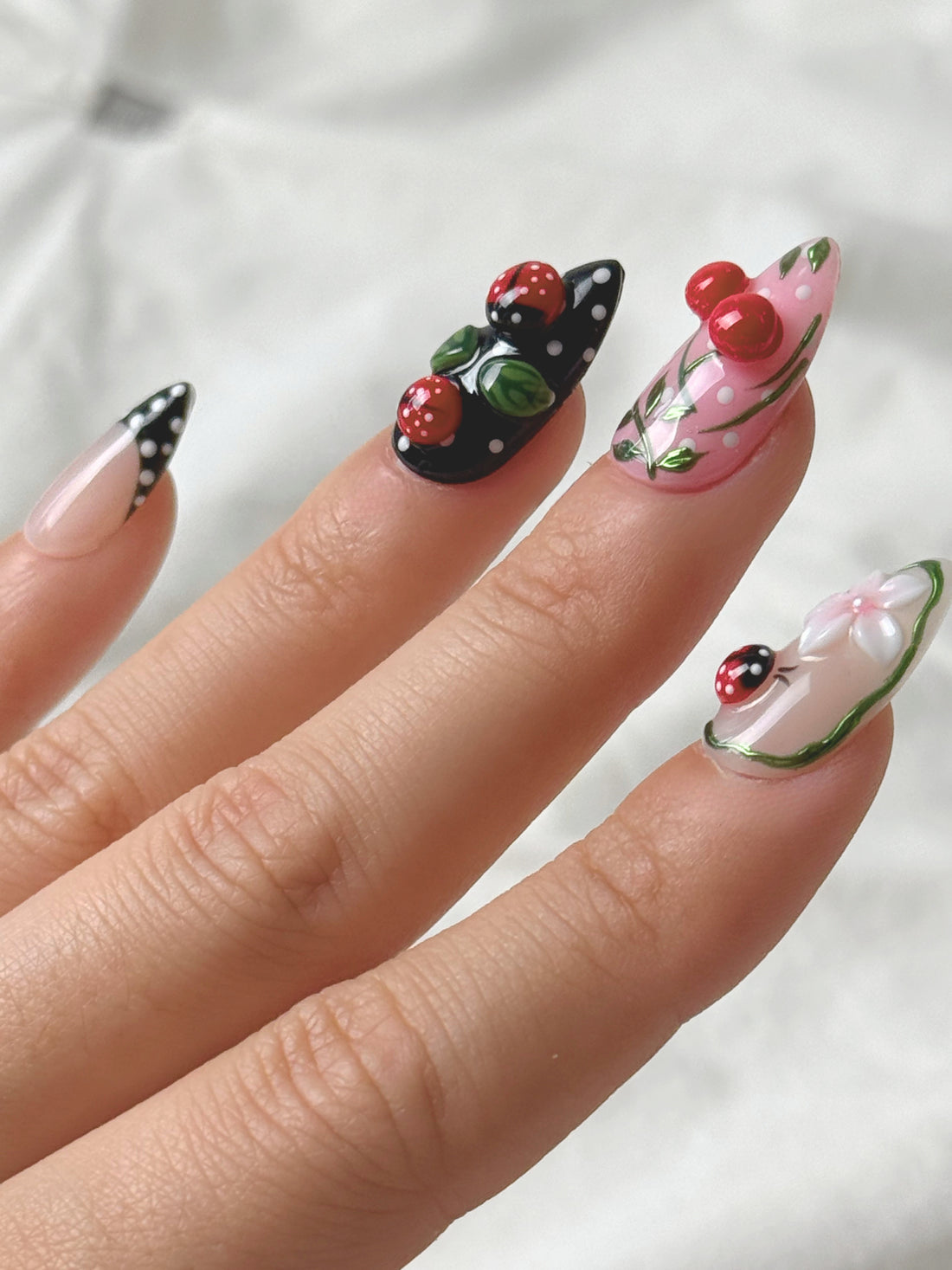 Polka Cherry Tips