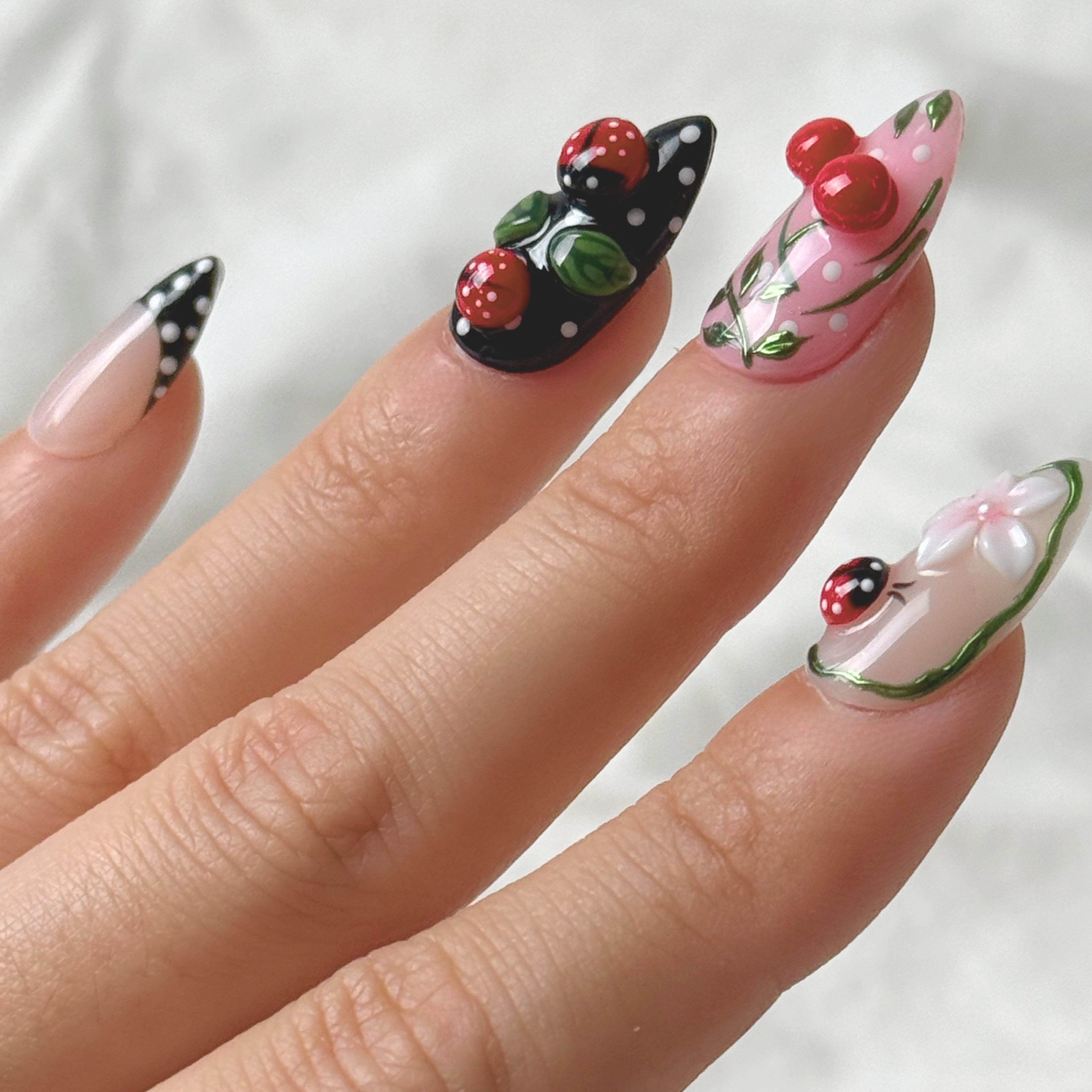 Polka Cherry Tips