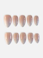 Nude Whisper Ombre Short Almond